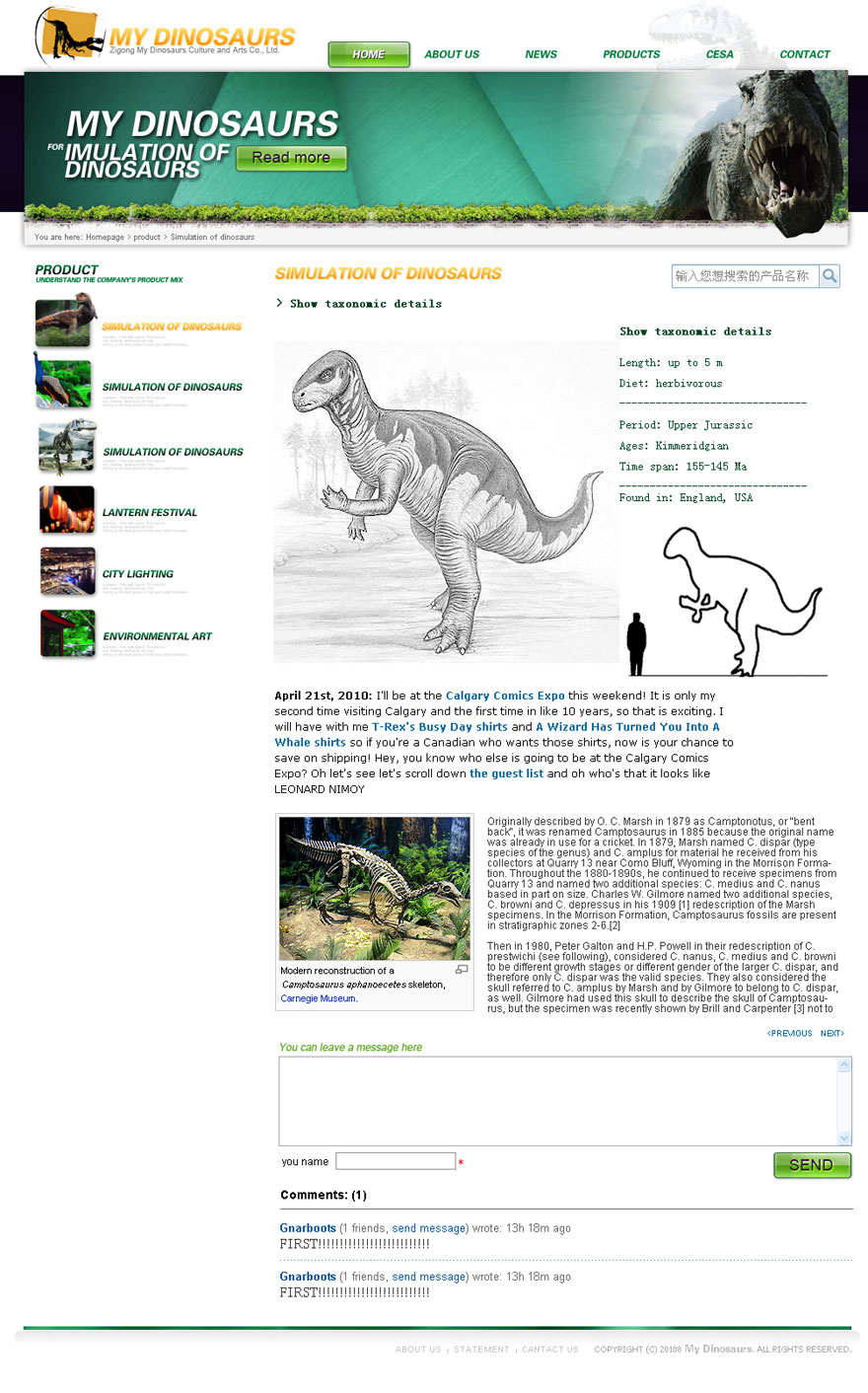 自貢恐龍-部分作品-TEEMYE-晴美互動|綿陽網站建設-綿陽網頁設計-綿陽網站制作